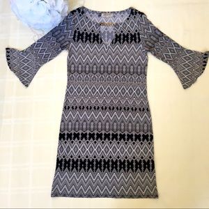 NWOT Jennifer Lopez Dress - Black & White Size XS